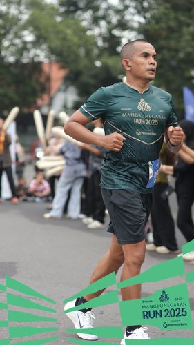 Race photo from Mangkunegaran Run 2025