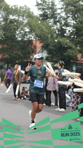 Race photo from Mangkunegaran Run 2025