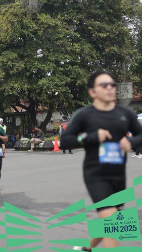 Race photo from Mangkunegaran Run 2025