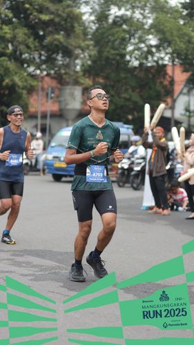 Race photo from Mangkunegaran Run 2025