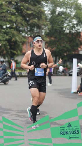 Race photo from Mangkunegaran Run 2025
