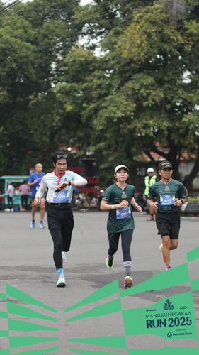 Race photo from Mangkunegaran Run 2025