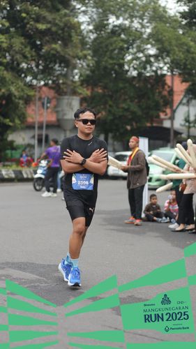 Race photo from Mangkunegaran Run 2025