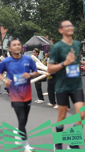Race photo from Mangkunegaran Run 2025
