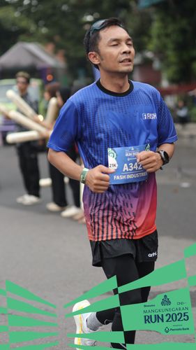 Race photo from Mangkunegaran Run 2025