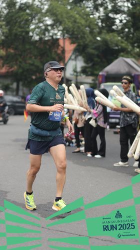 Race photo from Mangkunegaran Run 2025