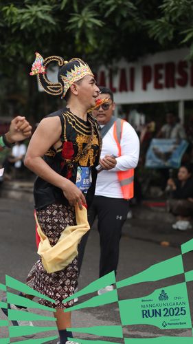Race photo from Mangkunegaran Run 2025