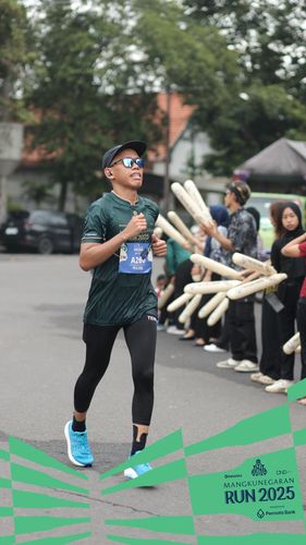 Race photo from Mangkunegaran Run 2025