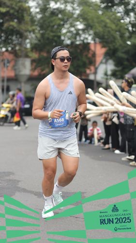 Race photo from Mangkunegaran Run 2025