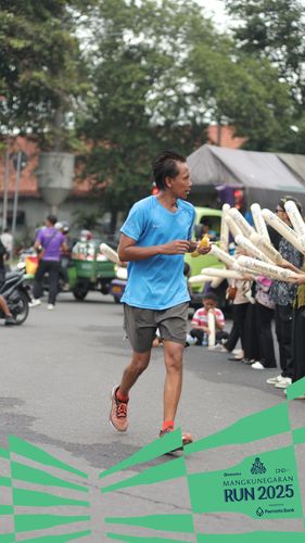 Race photo from Mangkunegaran Run 2025