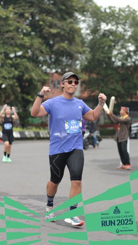 Race photo from Mangkunegaran Run 2025