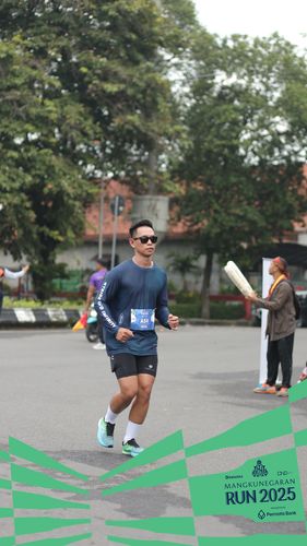 Race photo from Mangkunegaran Run 2025