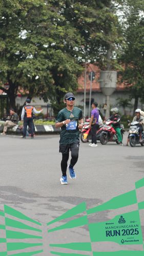 Race photo from Mangkunegaran Run 2025