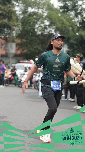 Race photo from Mangkunegaran Run 2025