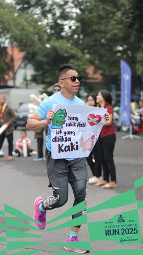 Race photo from Mangkunegaran Run 2025