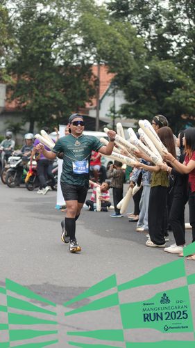 Race photo from Mangkunegaran Run 2025