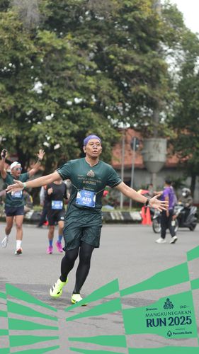 Race photo from Mangkunegaran Run 2025