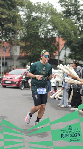 Race photo from Mangkunegaran Run 2025