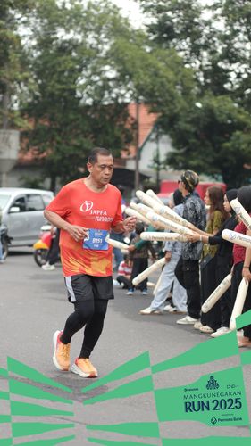 Race photo from Mangkunegaran Run 2025