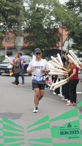 Race photo from Mangkunegaran Run 2025