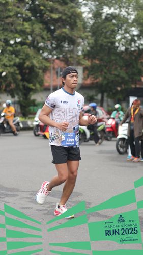 Race photo from Mangkunegaran Run 2025