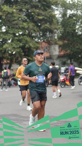 Race photo from Mangkunegaran Run 2025