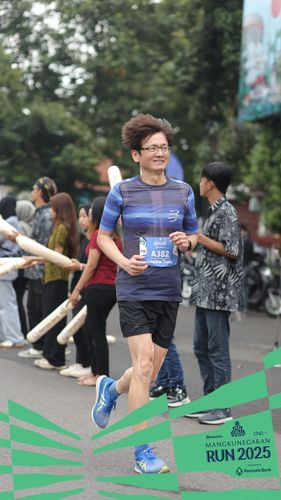 Race photo from Mangkunegaran Run 2025