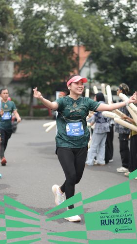Race photo from Mangkunegaran Run 2025