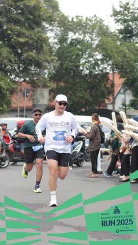 Race photo from Mangkunegaran Run 2025