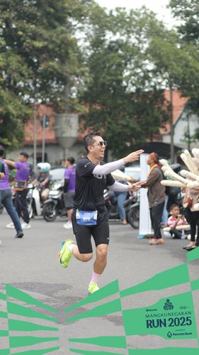 Race photo from Mangkunegaran Run 2025
