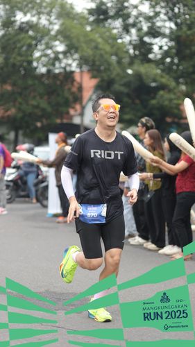 Race photo from Mangkunegaran Run 2025