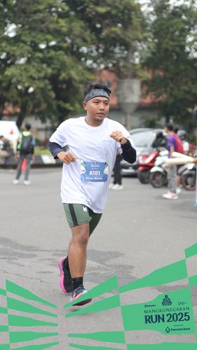Race photo from Mangkunegaran Run 2025