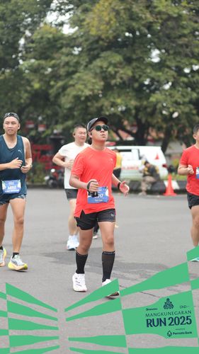 Race photo from Mangkunegaran Run 2025