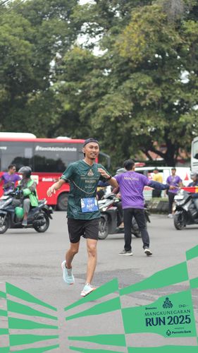Race photo from Mangkunegaran Run 2025
