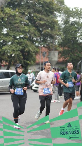 Race photo from Mangkunegaran Run 2025
