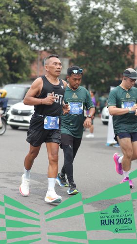 Race photo from Mangkunegaran Run 2025