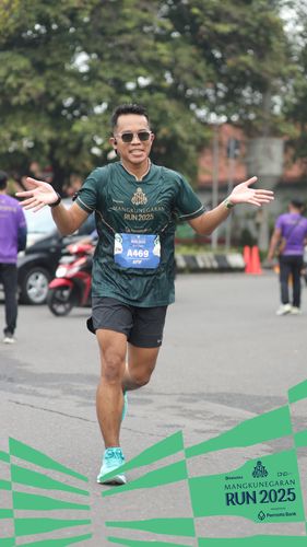 Race photo from Mangkunegaran Run 2025