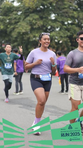 Race photo from Mangkunegaran Run 2025
