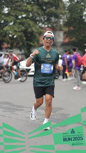 Race photo from Mangkunegaran Run 2025