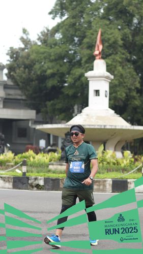 Race photo from Mangkunegaran Run 2025
