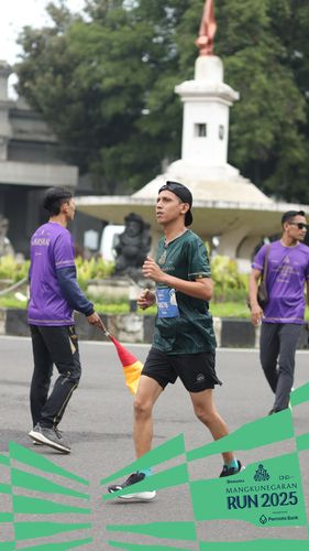 Race photo from Mangkunegaran Run 2025