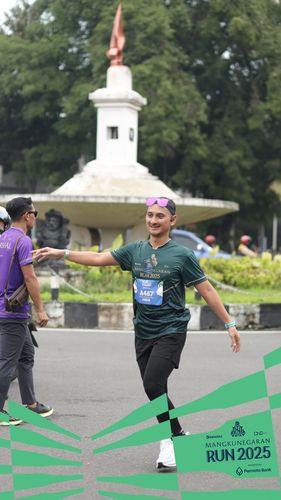 Race photo from Mangkunegaran Run 2025