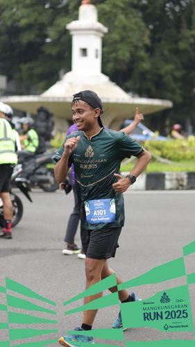 Race photo from Mangkunegaran Run 2025
