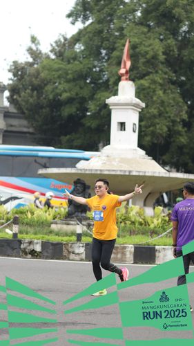 Race photo from Mangkunegaran Run 2025