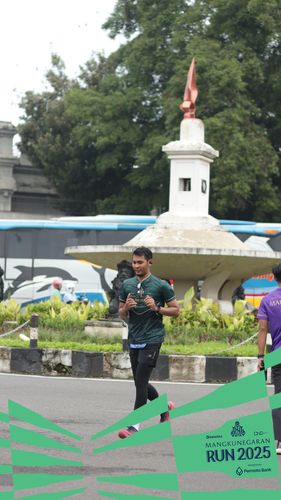 Race photo from Mangkunegaran Run 2025