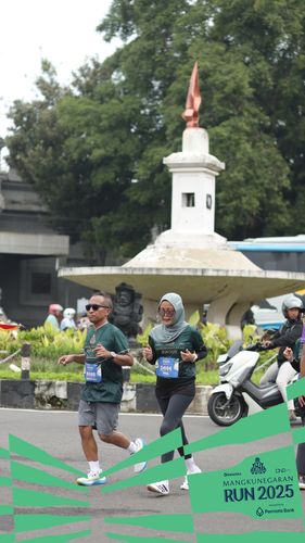 Race photo from Mangkunegaran Run 2025