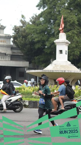 Race photo from Mangkunegaran Run 2025