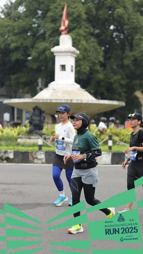 Race photo from Mangkunegaran Run 2025