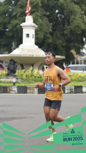 Race photo from Mangkunegaran Run 2025