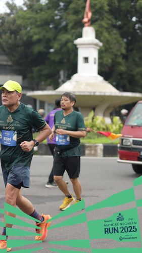 Race photo from Mangkunegaran Run 2025